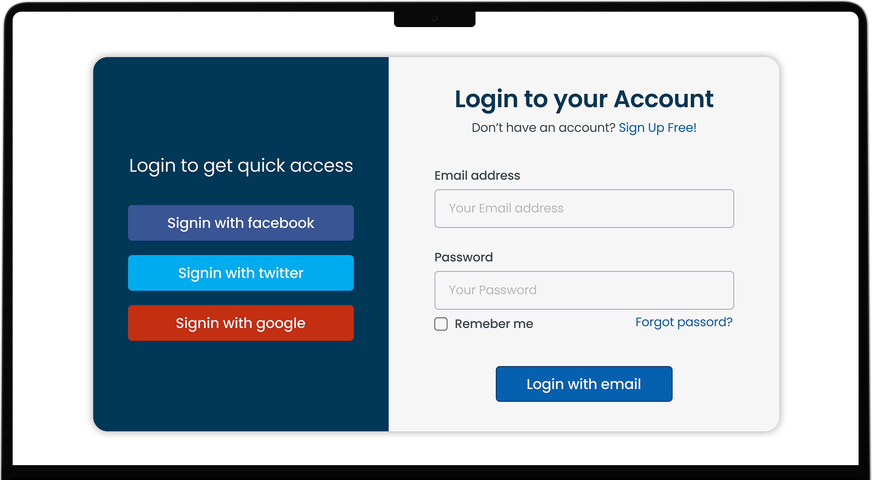 Login Form